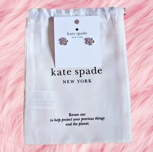 Kate Spade - Silver Flower Stud Earrings